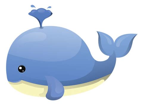 cartoon whale clipart|More.